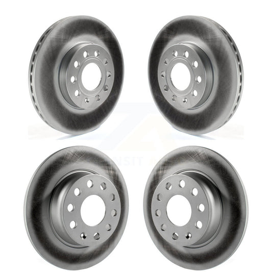 Coat Disc Brake Rotor Front Rear Kit For Volkswagen Golf SportWagen Taos Audi A3