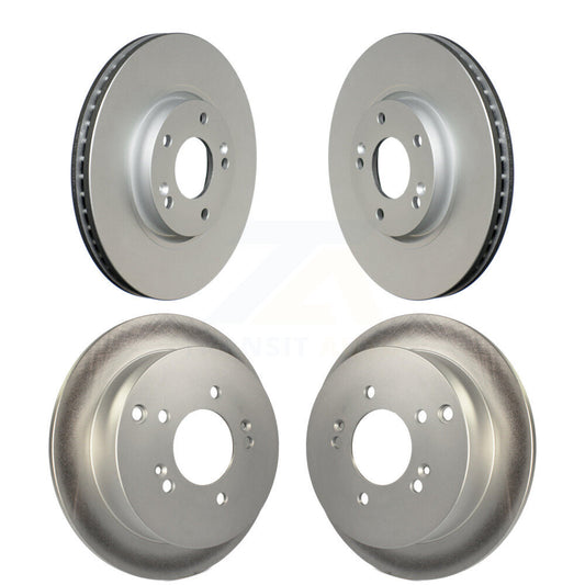 Coated Disc Brake Rotors Front Rear Kit For Hyundai Tucson Kia Sportage