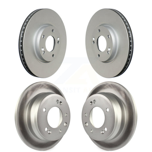 Coated Disc Brake Rotors Front Rear Kit For Hyundai Tucson Kia Sportage