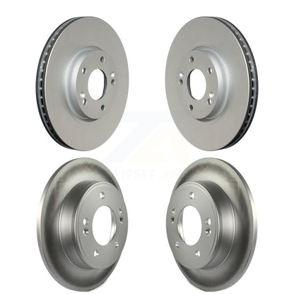 Coat Disc Brake Rotors Front Rear Kit For Kia Forte Hyundai Veloster Forte5 Koup