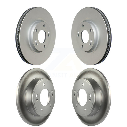Coat Disc Brake Rotors Front Rear Kit For Kia Forte Hyundai Veloster Forte5 Koup