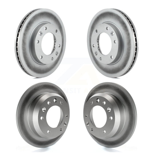 Coated Disc Brake Rotors Front Rear Kit For Kia Sedona Hyundai Entourage