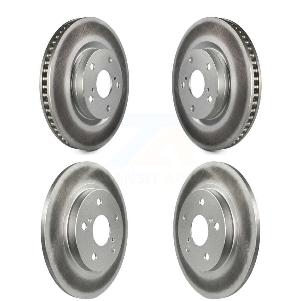 Coat Brake Rotors Front Rear Kit For Toyota Matrix Pontiac Vibe Corolla iM Scion