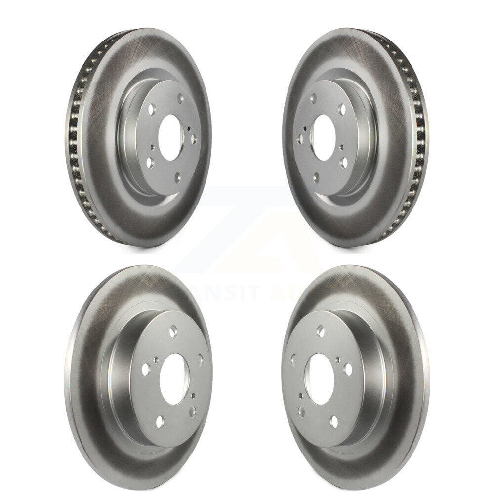 Coated Disc Brake Rotors Front Rear Kit For 2011-2016 Scion tC