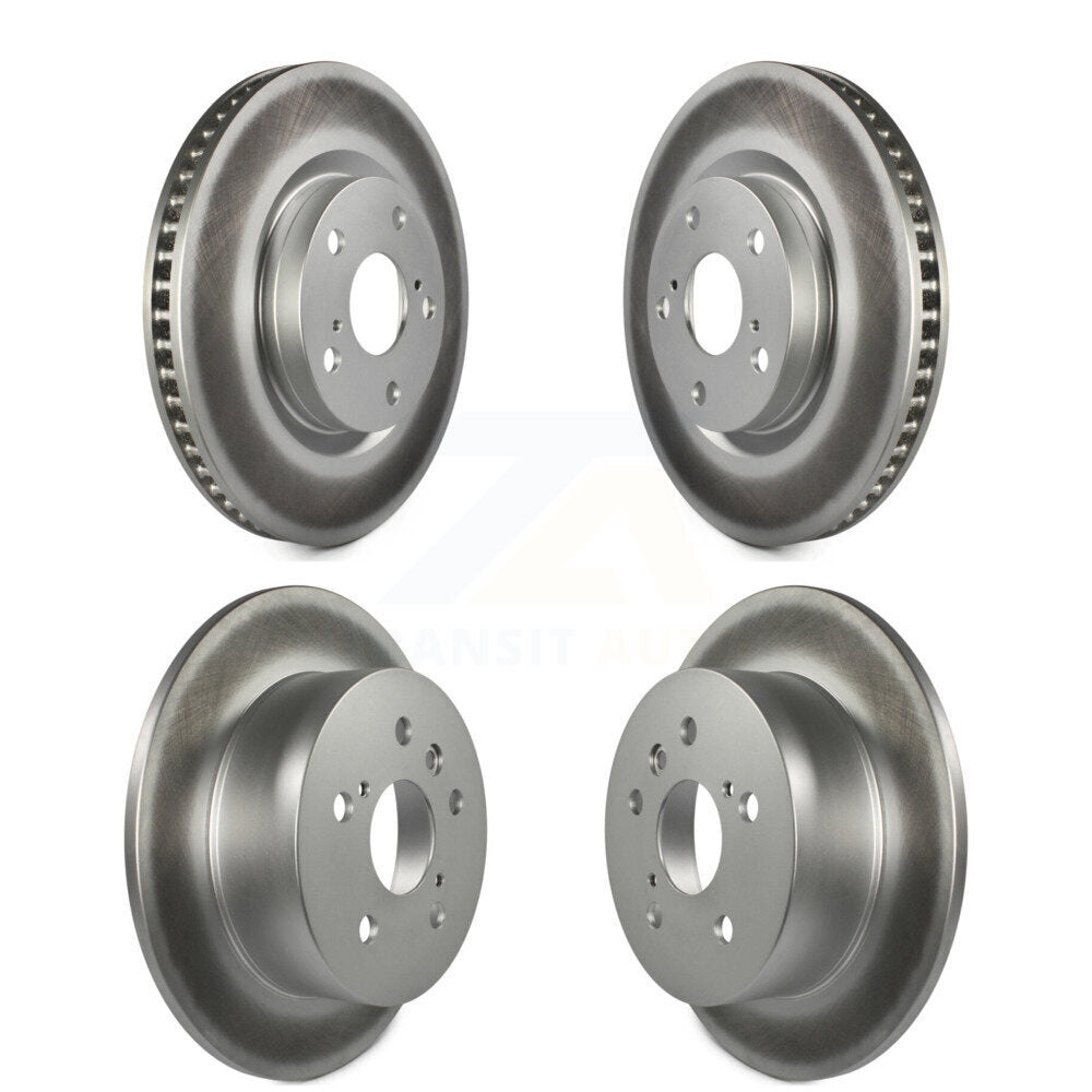 Coat Disc Brake Rotors Front Rear Kit For Toyota Camry Lexus ES350 Avalon ES300h