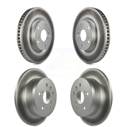 Coat Disc Brake Rotors Front Rear Kit For Toyota Camry Lexus ES350 Avalon ES300h