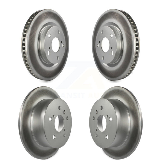 Coat Disc Brake Rotors Front Rear Kit For Toyota Camry Lexus ES350 Avalon ES300h