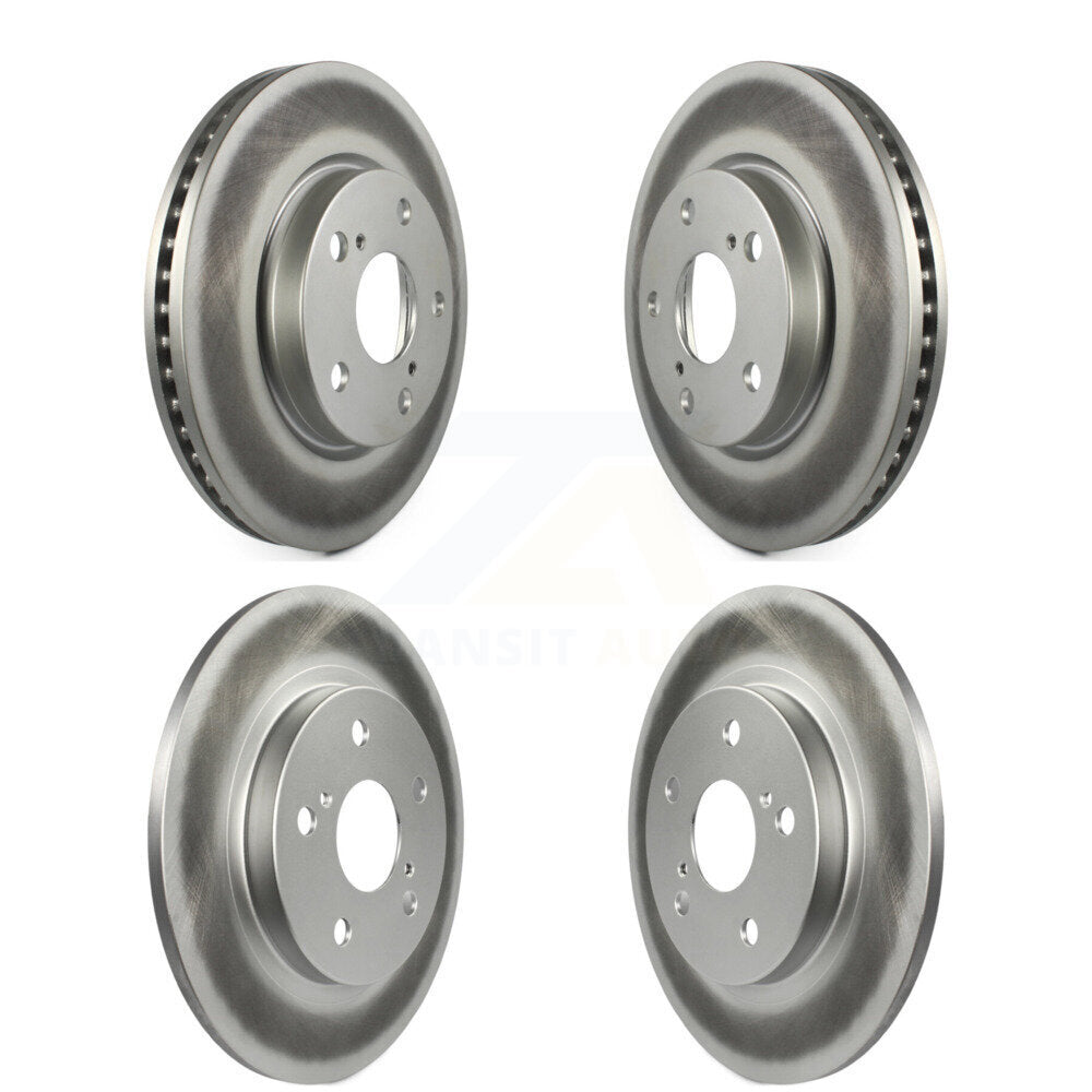 Coated Disc Brake Rotors Front Rear Kit For 2008-2015 Scion xB