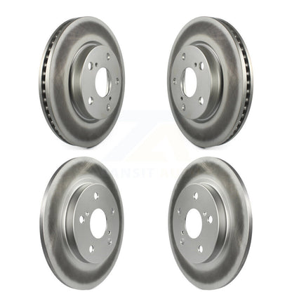 Coated Disc Brake Rotors Front Rear Kit For 2008-2015 Scion xB