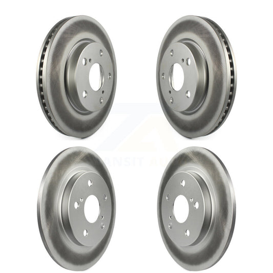 Coated Disc Brake Rotors Front Rear Kit For 2008-2015 Scion xB