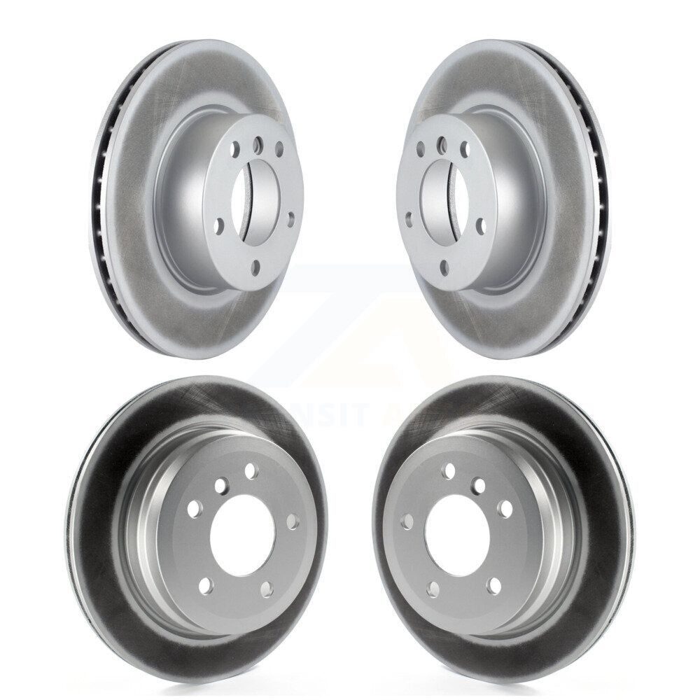 Coated Disc Brake Rotors Front Rear Kit For BMW 328i 328xi 325xi
