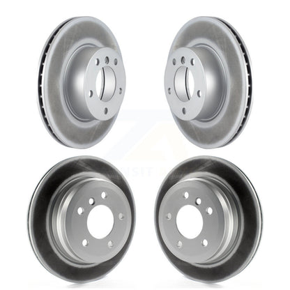 Coated Disc Brake Rotors Front Rear Kit For BMW 328i 328xi 325xi