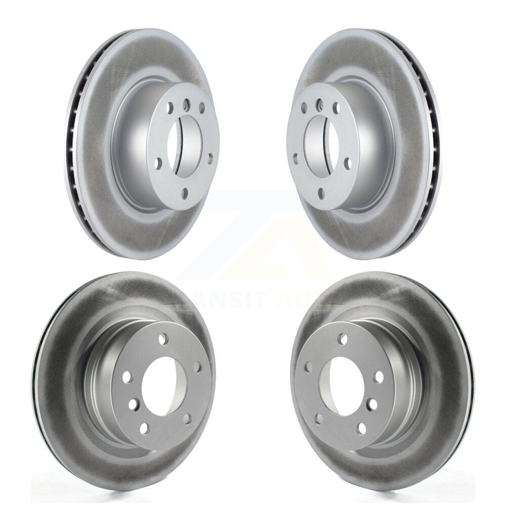 Coated Disc Brake Rotors Front Rear Kit For 2008-2013 BMW 128i