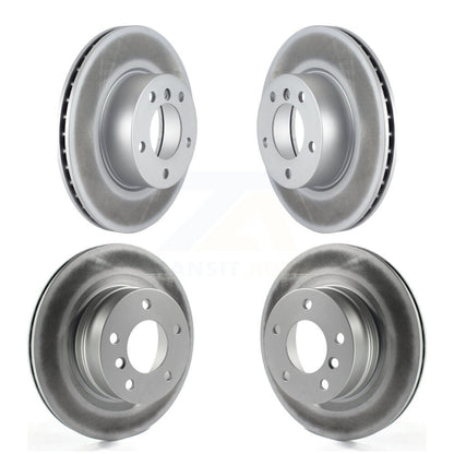 Coated Disc Brake Rotors Front Rear Kit For 2008-2013 BMW 128i