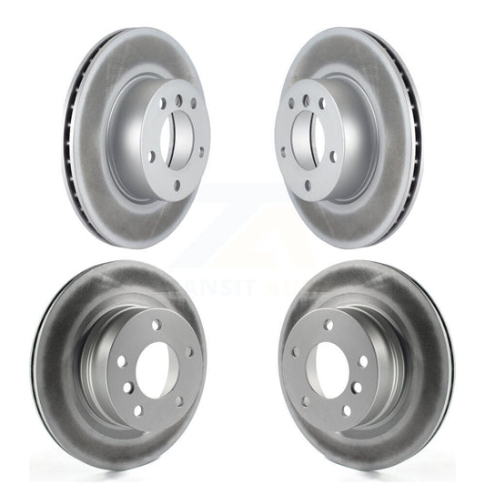 Coated Disc Brake Rotors Front Rear Kit For 2008-2013 BMW 128i
