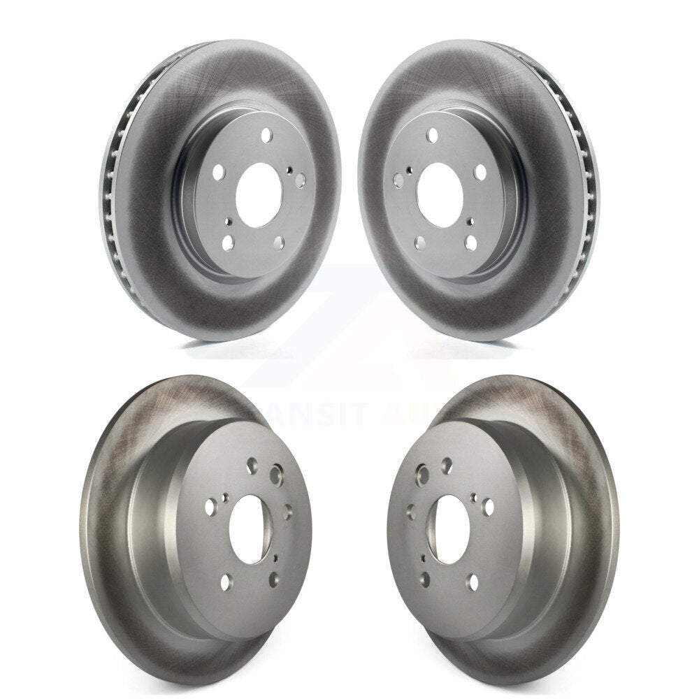 Coated Disc Brake Rotors Front Rear Kit For Lexus IS250