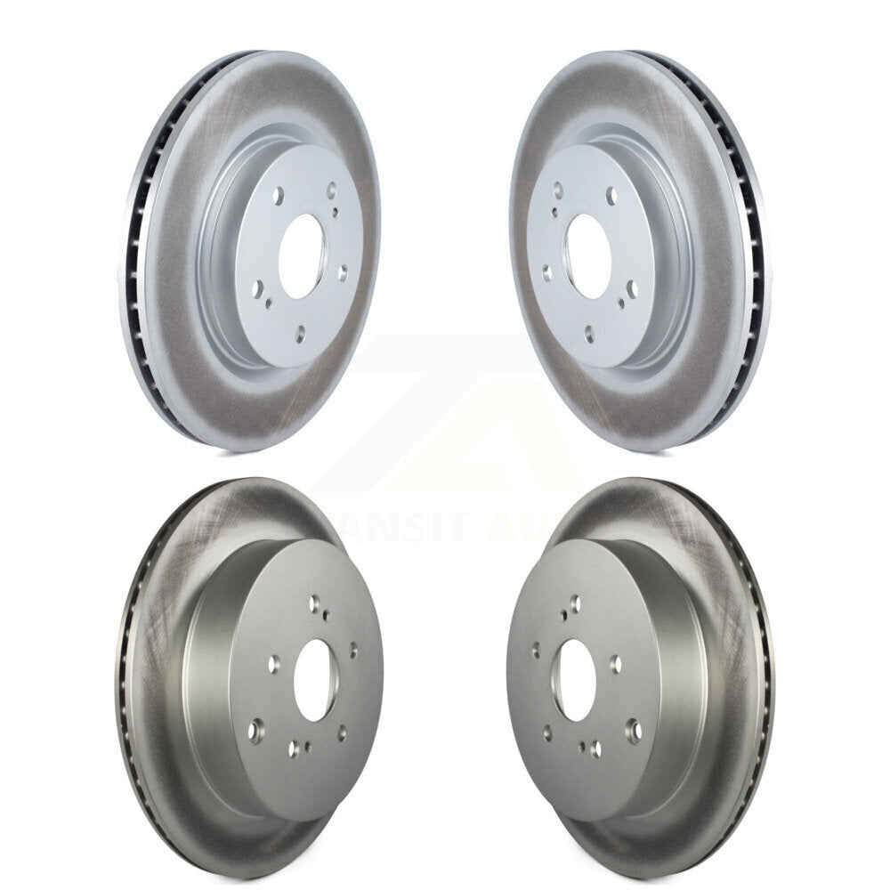 Coated Disc Brake Rotors Front Rear Kit For 2009-2013 Suzuki Grand Vitara