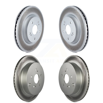 Coated Disc Brake Rotors Front Rear Kit For 2009-2013 Suzuki Grand Vitara