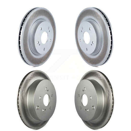Coated Disc Brake Rotors Front Rear Kit For 2009-2013 Suzuki Grand Vitara