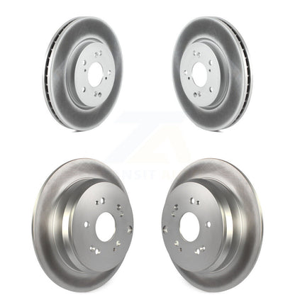 Coated Disc Brake Rotors Front Rear Kit For Honda CR-V Acura RDX