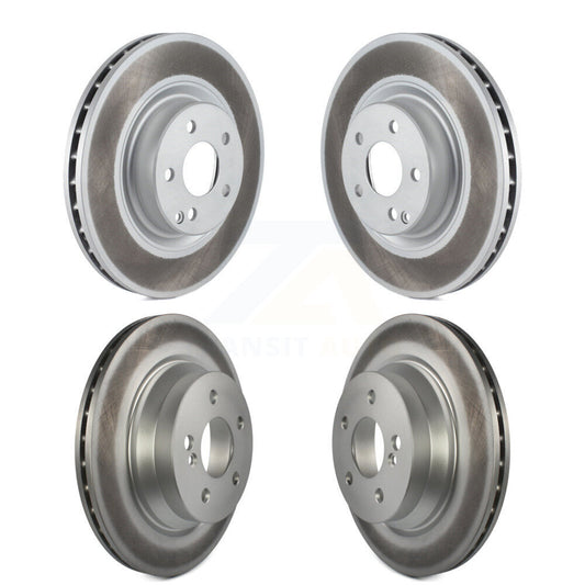 Coated Brake Rotors Front Rear Kit For Mercedes-Benz GLK350 GLK250 CLS550 CLS500
