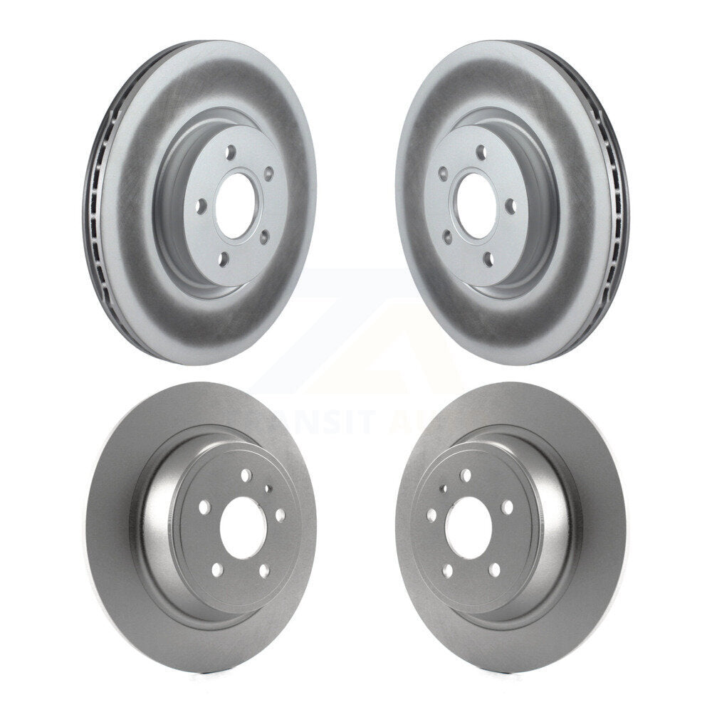 Coated Disc Brake Rotors Front Rear Kit For Ford Escape Lincoln MKC