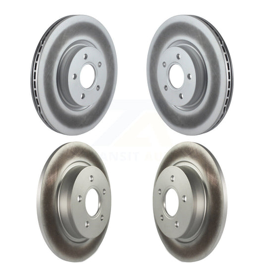 Coated Disc Brake Rotors Front Rear Kit For Volvo S40 V50 C70