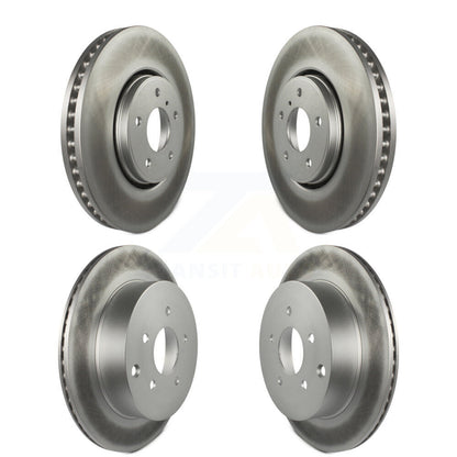 Coated Disc Brake Rotors Front Rear Kit For INFINITI FX35 FX45 FX37
