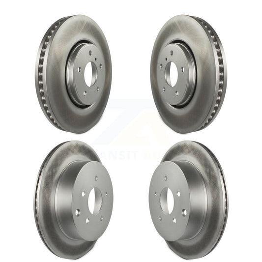 Coated Disc Brake Rotors Front Rear Kit For INFINITI FX35 FX45 FX37