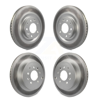 Coated Disc Brake Rotors Front Rear Kit For 2007-2015 Mazda CX-9