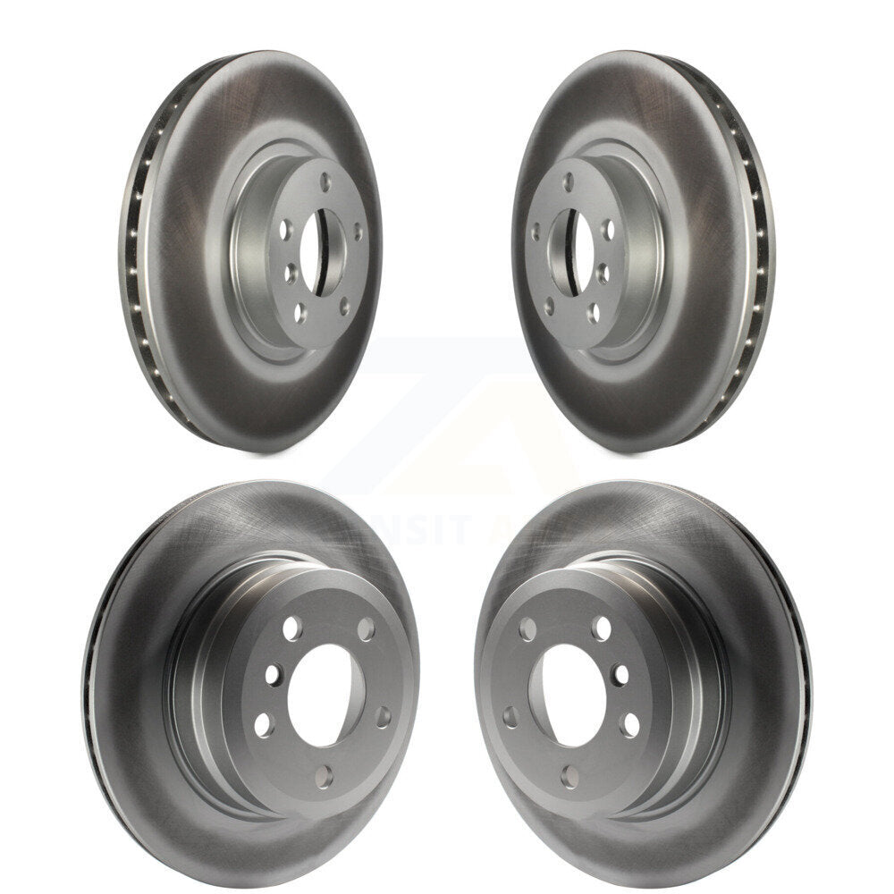 Coated Disc Brake Rotors Front Rear Kit For BMW X5 X6