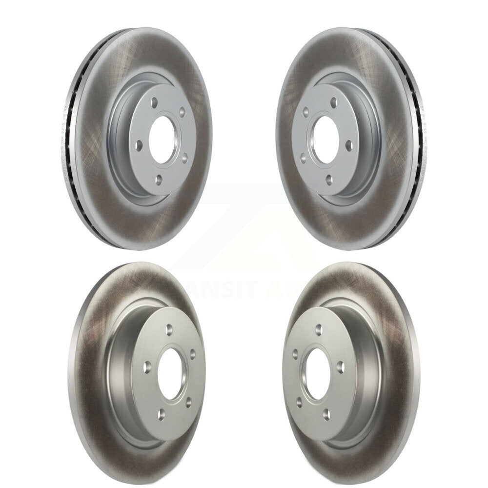 Coated Disc Brake Rotors Front Rear Kit For Volvo S40 C30 V50 C70