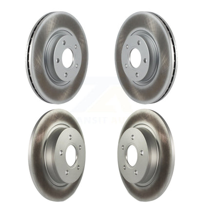 Coated Disc Brake Rotors Front Rear Kit For Volvo S40 C30 V50 C70