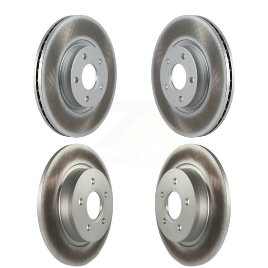 Coated Disc Brake Rotors Front Rear Kit For Volvo S40 C30 V50 C70