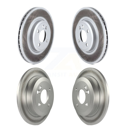 Coated Disc Brake Rotors Front Rear Kit For Mini Cooper