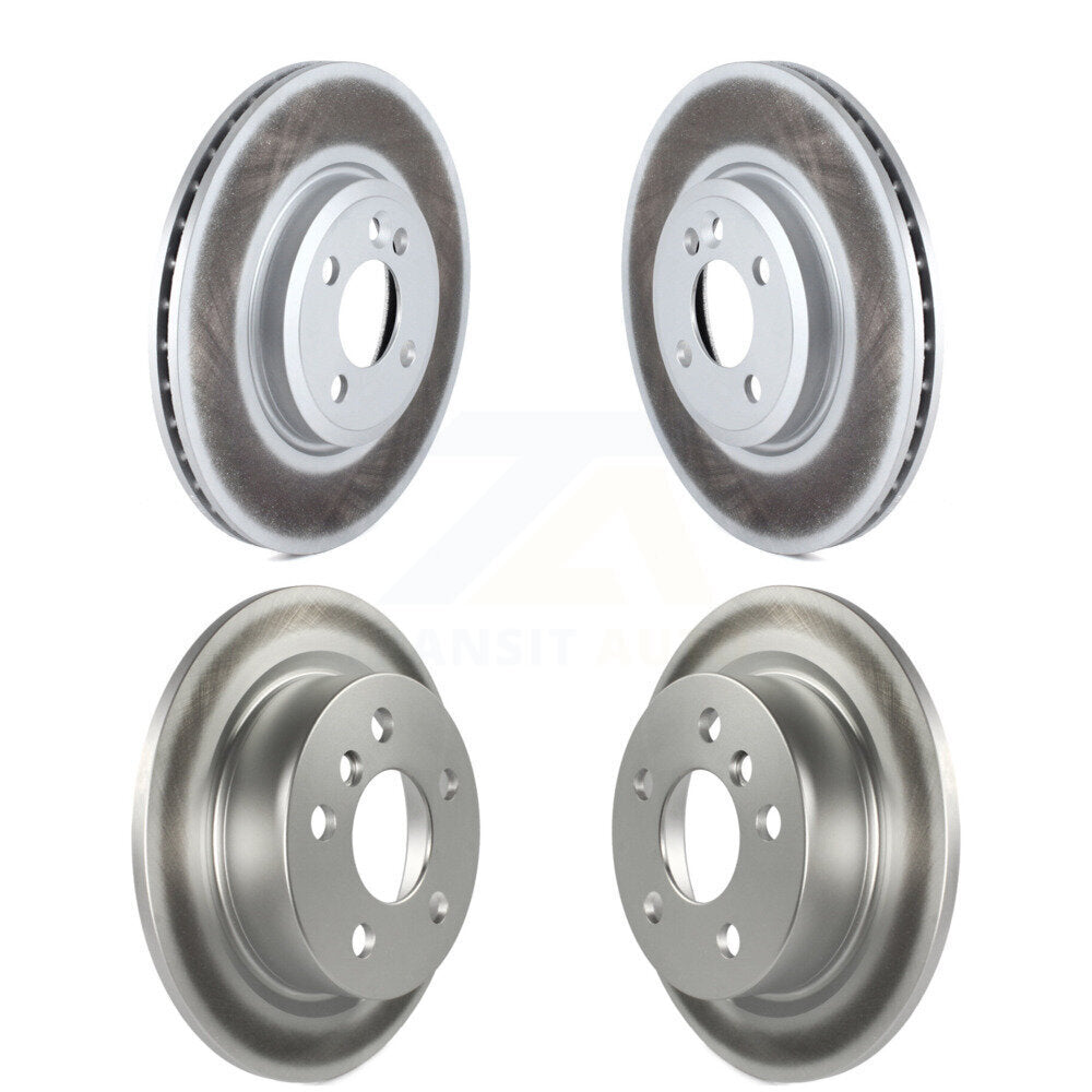Coated Disc Brake Rotors Front Rear Kit For 2015 Mini Cooper 2.0L/1.5L
