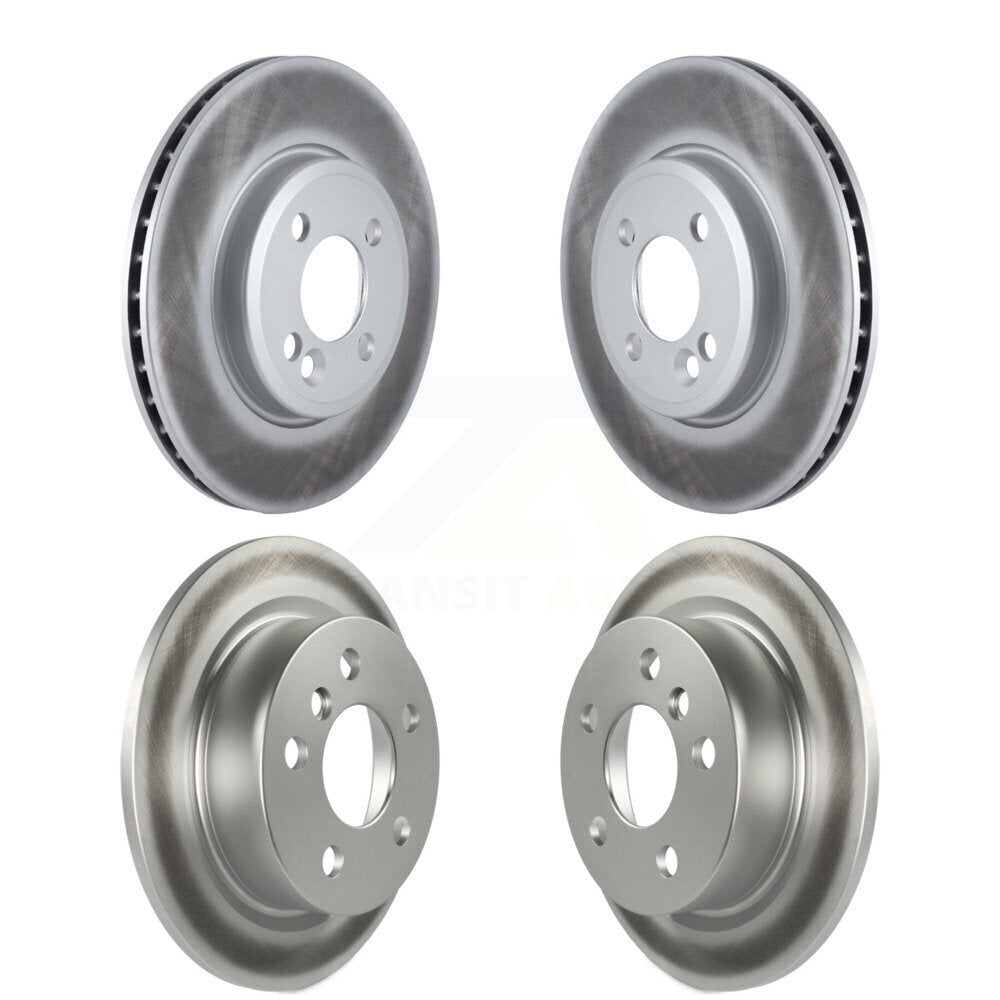 Coated Disc Brake Rotors Front Rear Kit For 2015 Mini Cooper 2.0L/1.5L
