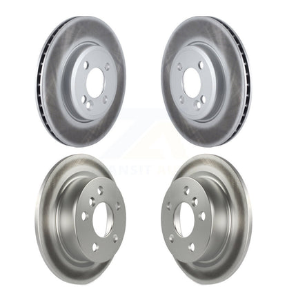 Coated Disc Brake Rotors Front Rear Kit For 2015 Mini Cooper 2.0L/1.5L