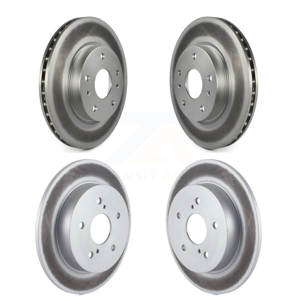 Coated Disc Brake Rotors Front Rear Kit For Suzuki SX4 Crossover