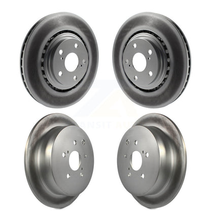Coat Brake Rotors Front Rear Kit For Toyota Sienna Highlander Lexus RX350 RX450h