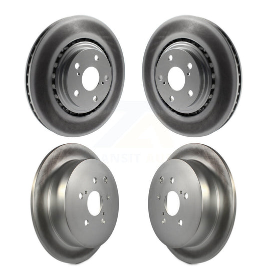 Coat Brake Rotors Front Rear Kit For Toyota Sienna Highlander Lexus RX350 RX450h