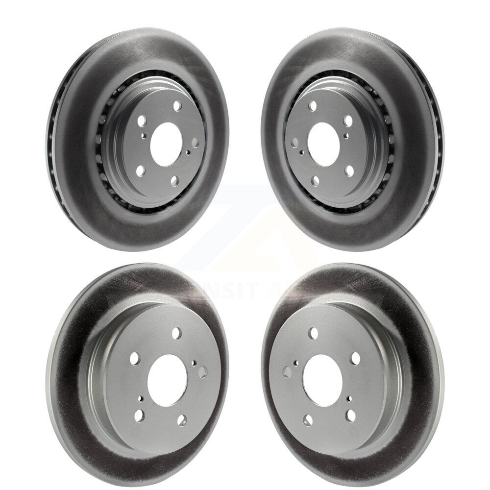 Coated Disc Brake Rotors Front Rear Kit For Lexus NX300 NX200t NX300h