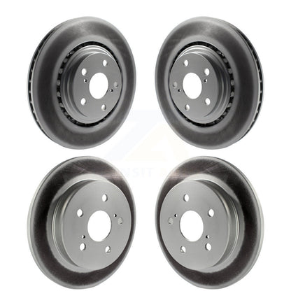 Coated Disc Brake Rotors Front Rear Kit For Lexus NX300 NX200t NX300h