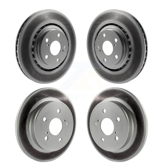 Coated Disc Brake Rotors Front Rear Kit For Lexus NX300 NX200t NX300h
