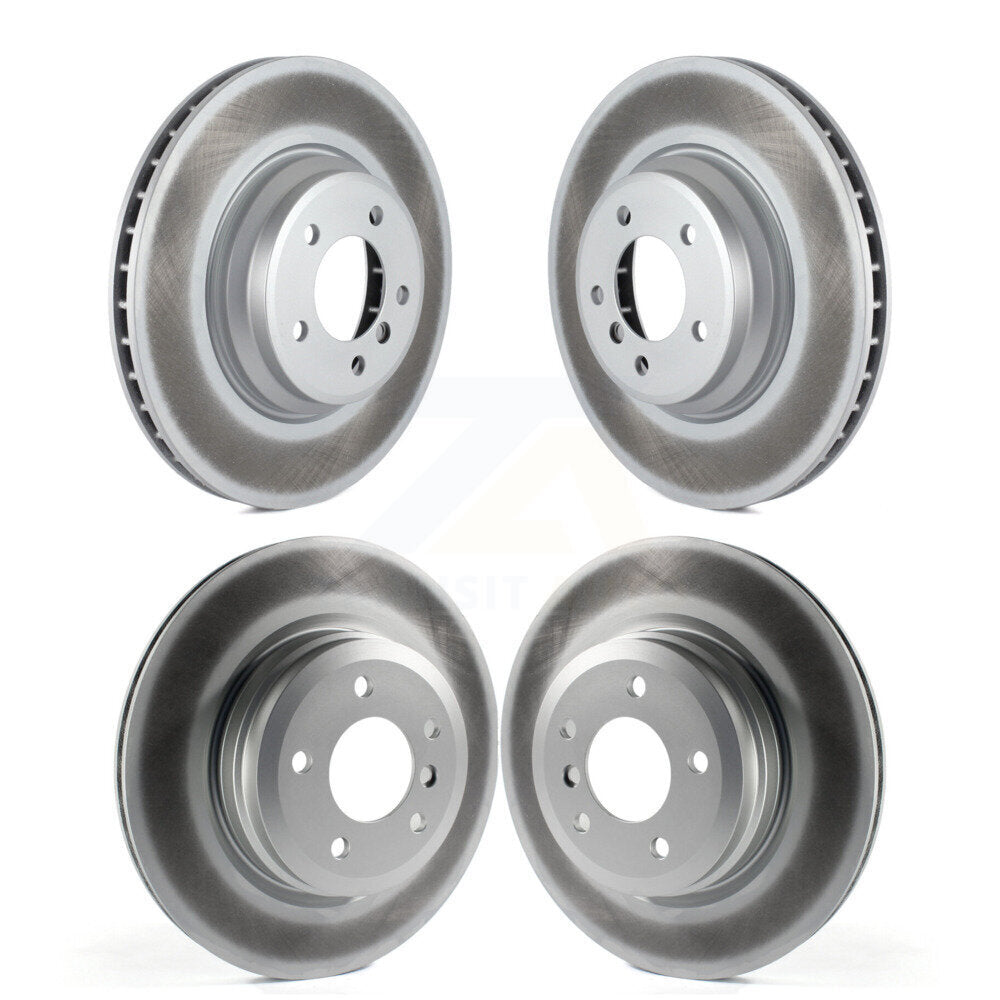 Coated Disc Brake Rotors Front Rear Kit For BMW X1 335i xDrive 335xi 335is 335d