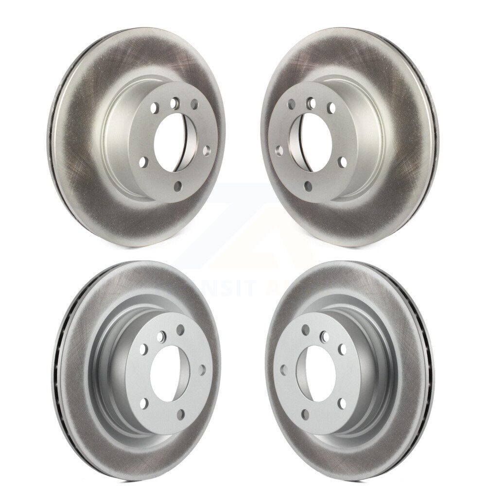 Coated Disc Brake Rotors Front Rear Kit For BMW 323i 328i