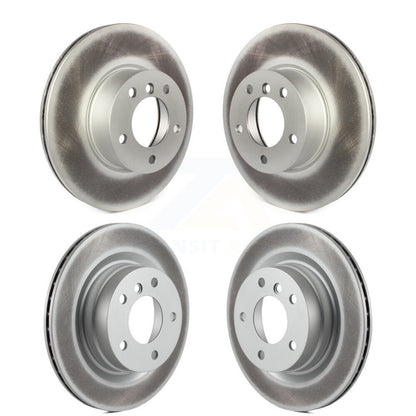 Coated Disc Brake Rotors Front Rear Kit For BMW 323i 328i