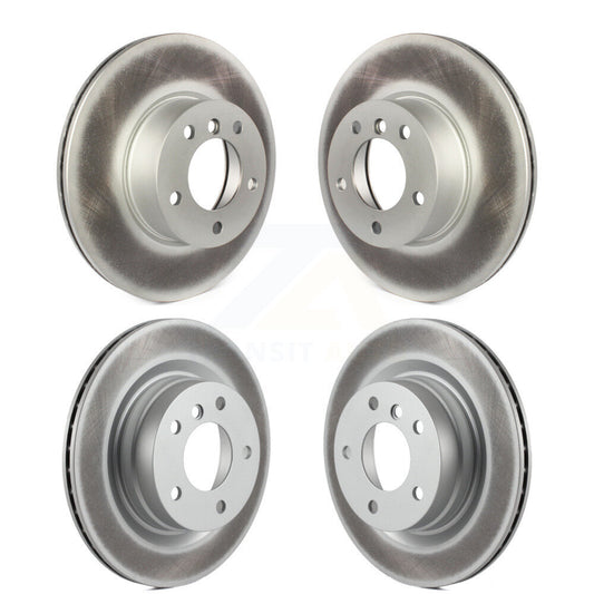 Coated Disc Brake Rotors Front Rear Kit For BMW 323i 328i