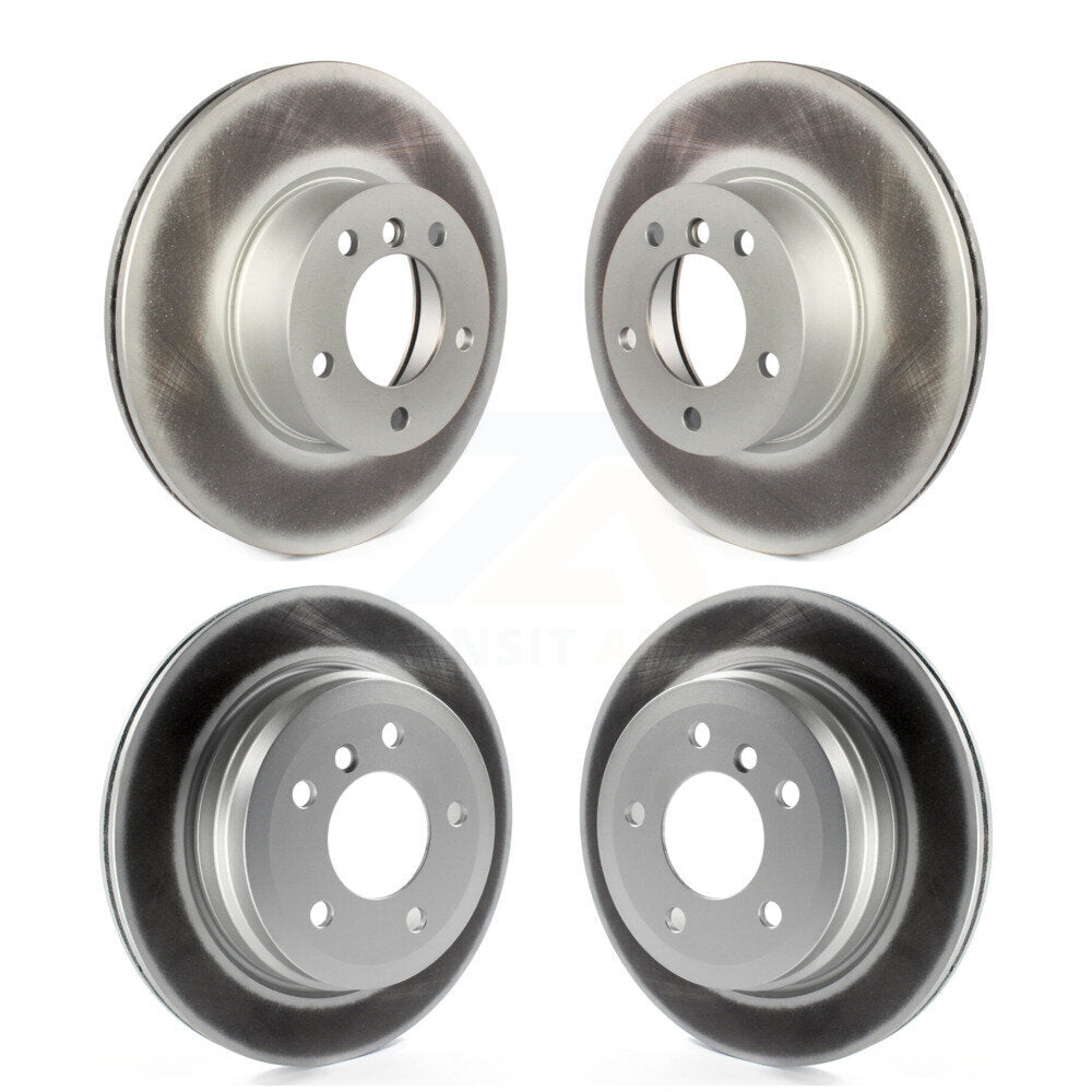 Coated Disc Brake Rotors Front Rear Kit For BMW 328i xDrive X1 328xi