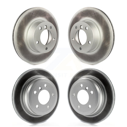 Coated Disc Brake Rotors Front Rear Kit For BMW 328i xDrive X1 328xi